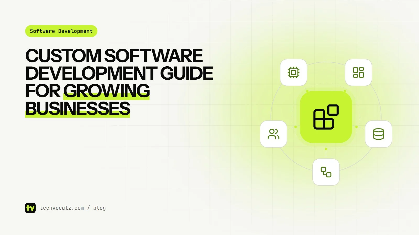 Custom Software Development Guide for Growing Businesses
