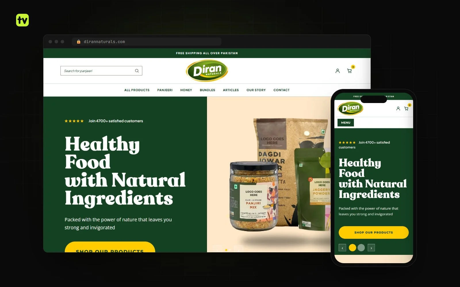 DirAn Naturals project screenshot