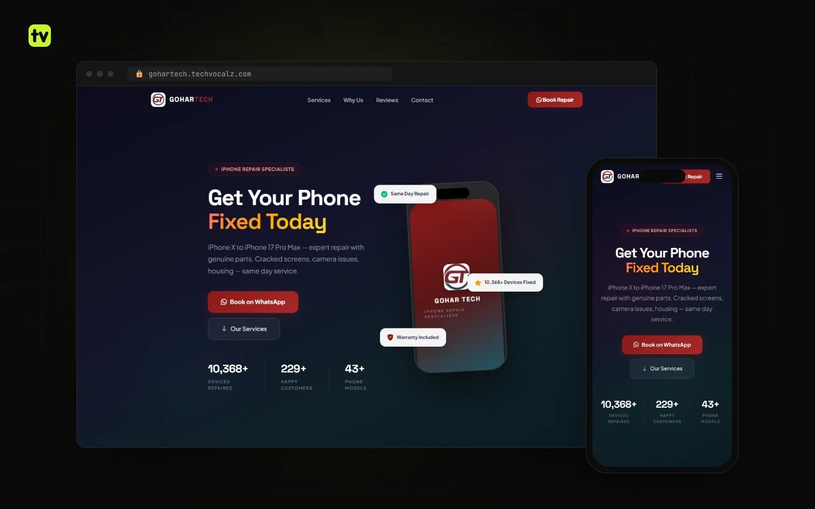 Gohar Tech project screenshot