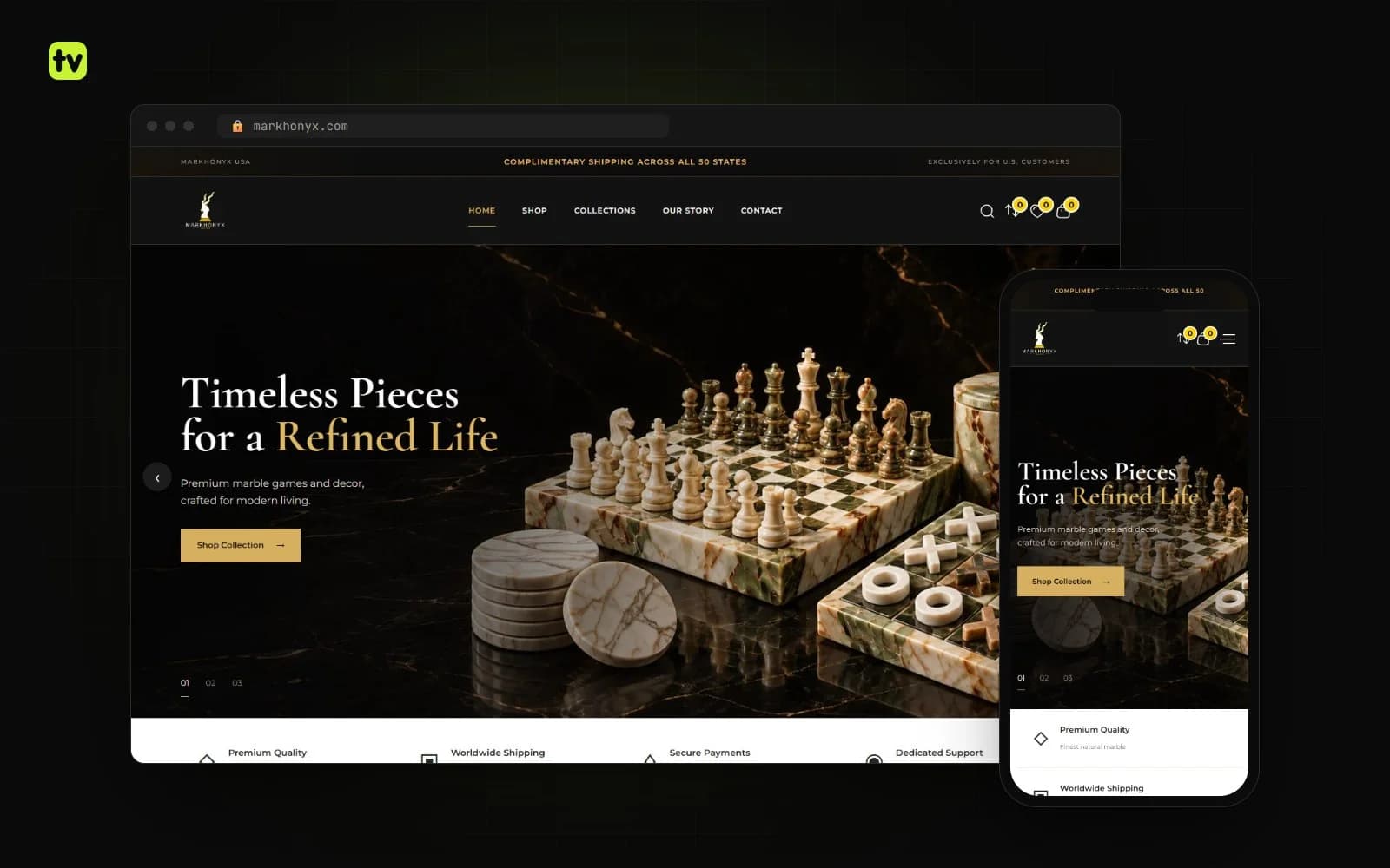 Markhonyx project screenshot